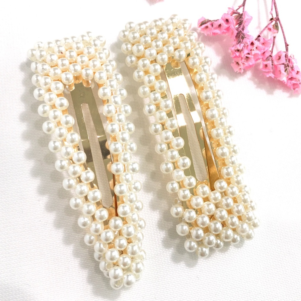 Pearl Hair Clips